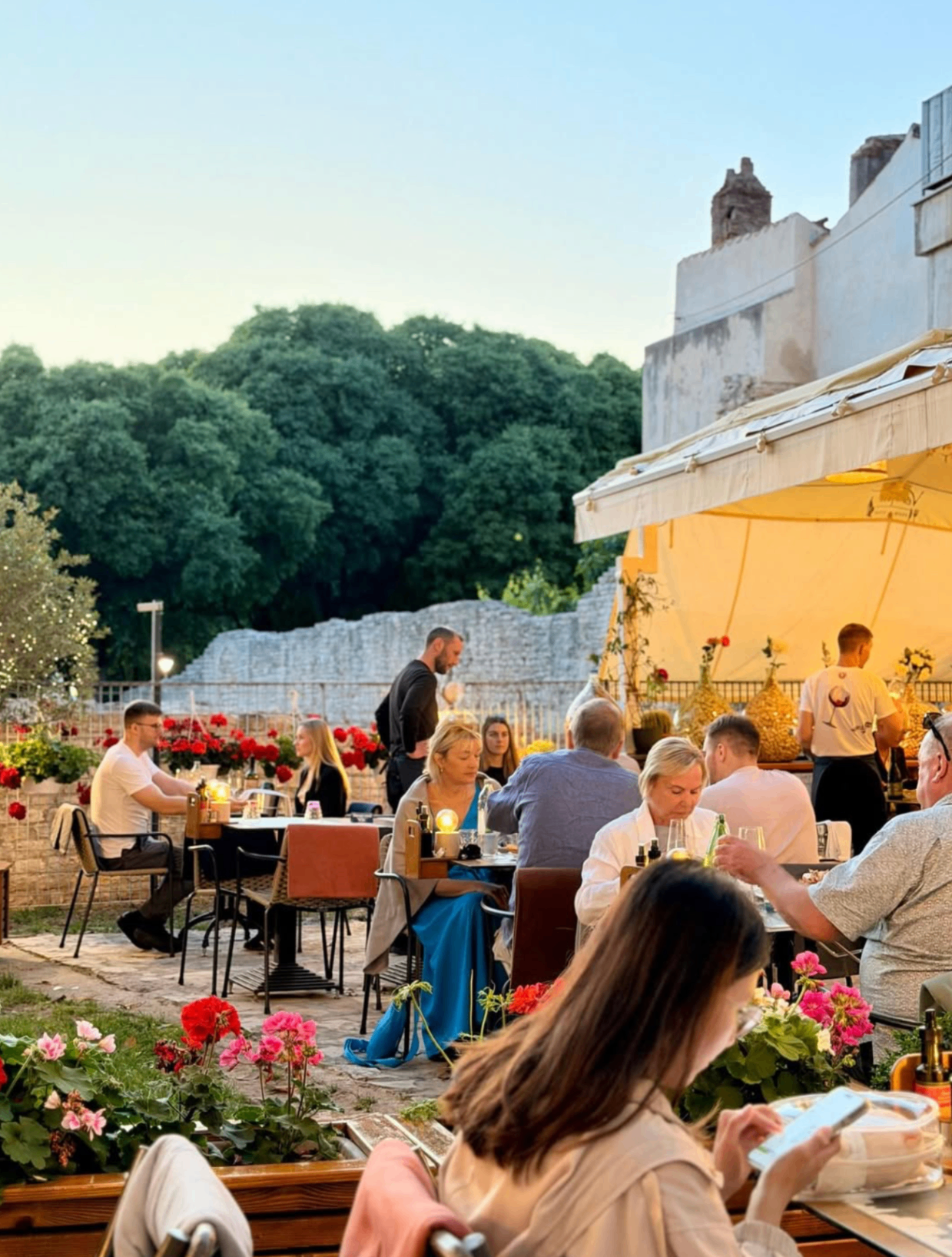 Historic garden setting at Veritas